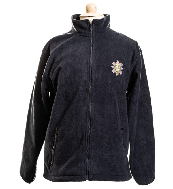 The Black Watch Castle and Museum Shop - Fleece with Black Watch badge  - Navy