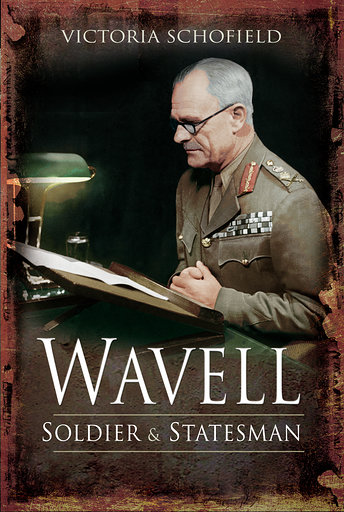 Book cover image showing Field Marshal Earl Wavell writing