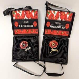 Poppy Brooch in a gift box