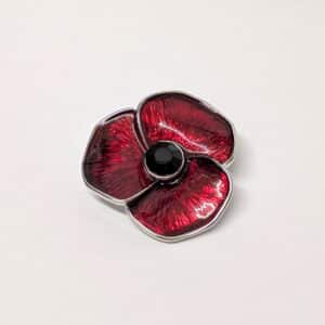 Large Poppy Brooch