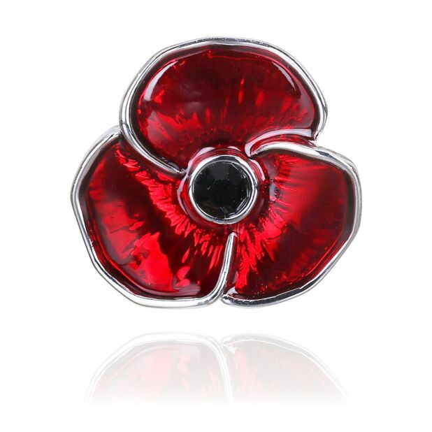 Large Poppy Brooch