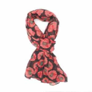 Printed Poppy Scarf