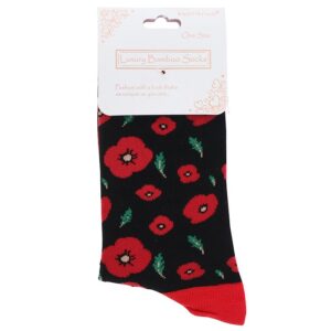 Bamboo poppy socks