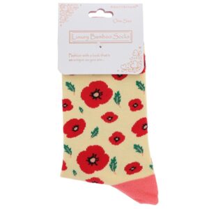 Bamboo poppy socks