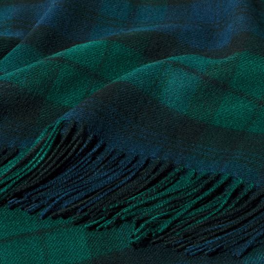 Black Watch Tartan Georgia Poncho - Image 2