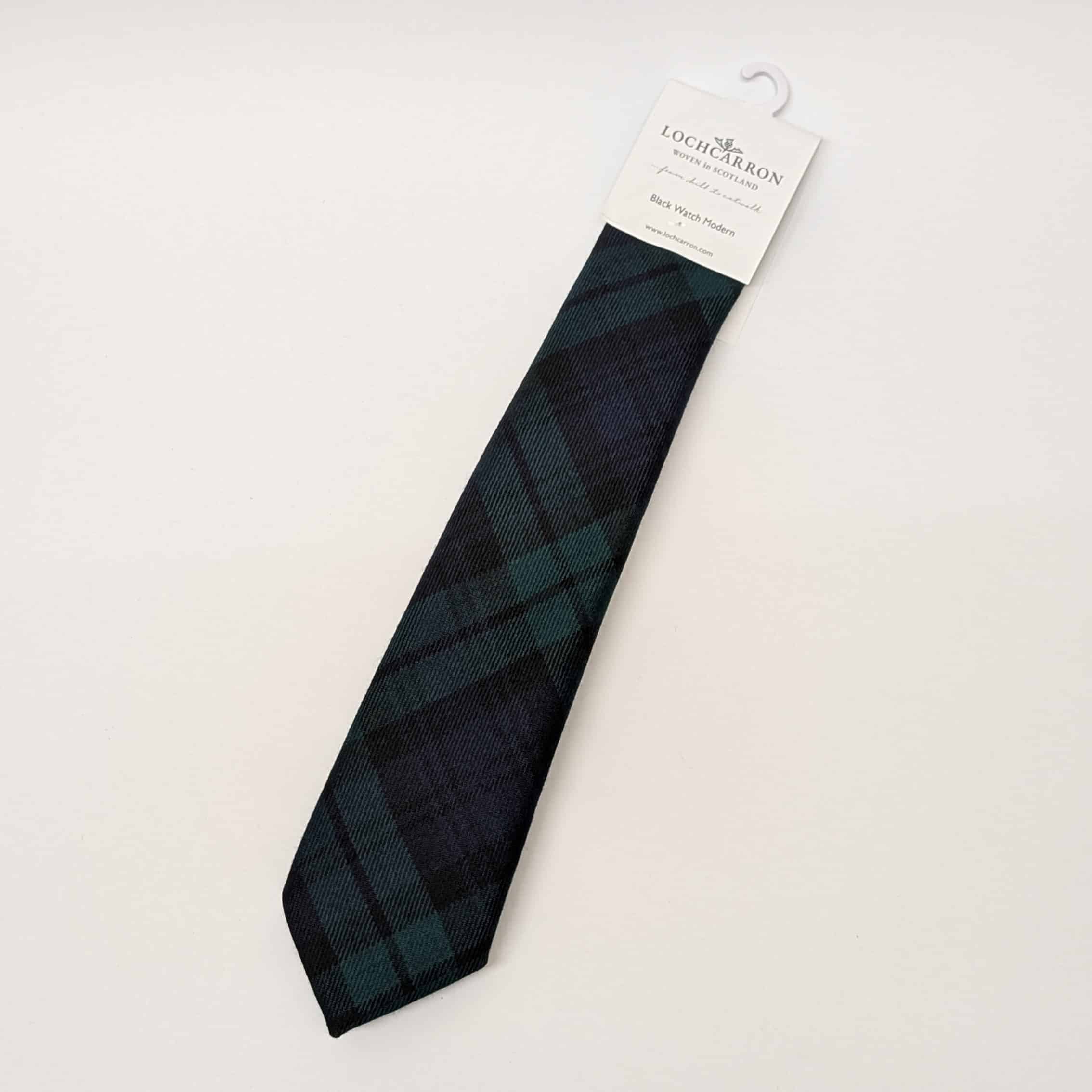Lochcarron of Scotland Black Watch Tartan Tie