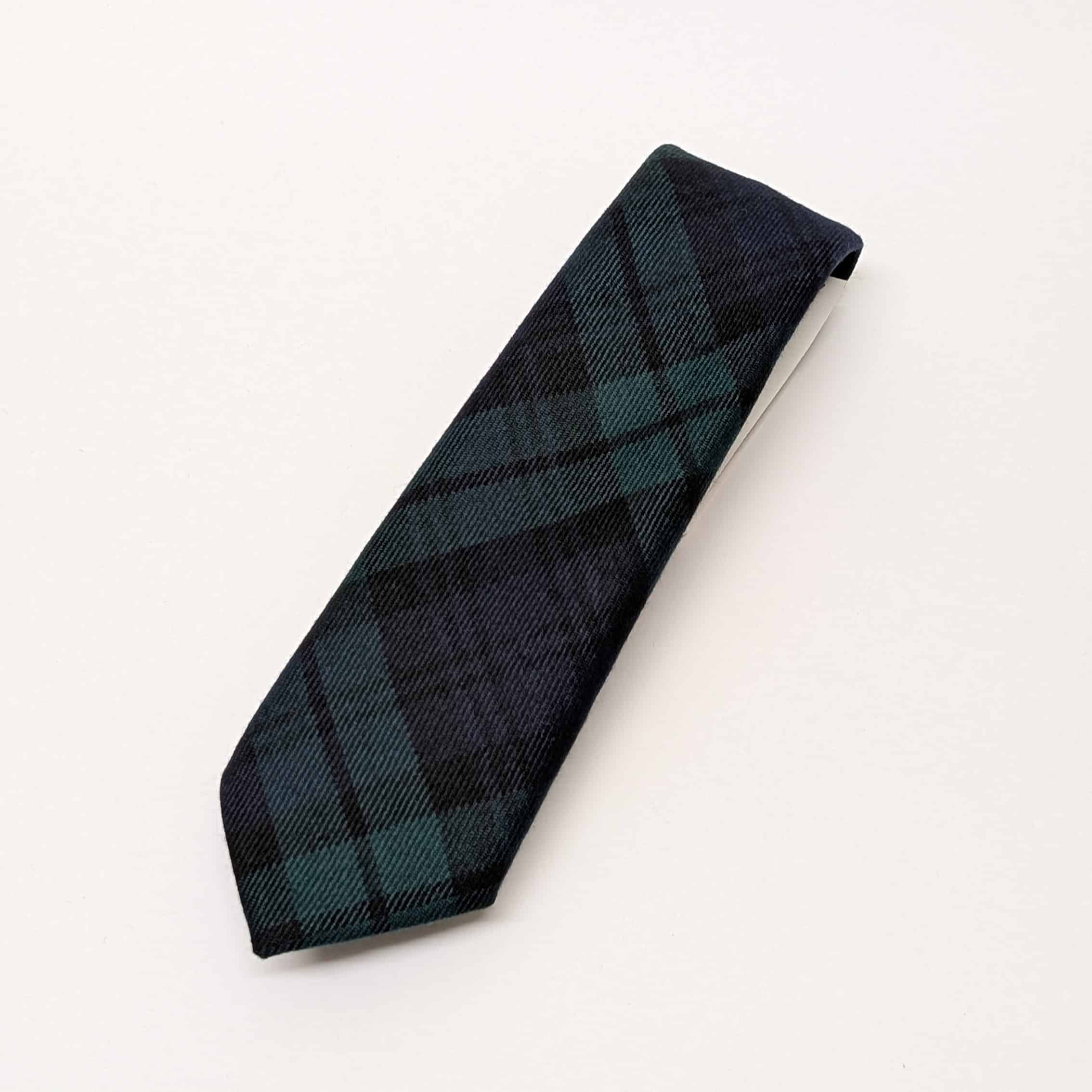 Lochcarron of Scotland Black Watch Tartan Tie - Image 3