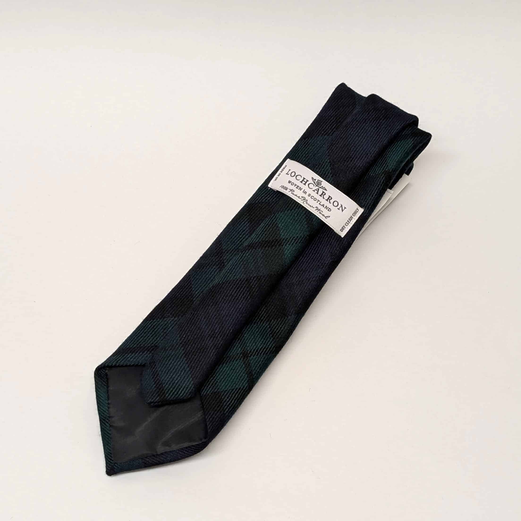 Lochcarron of Scotland Black Watch Tartan Tie - Image 4