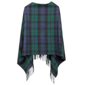 Black Watch Tartan Georgia Poncho