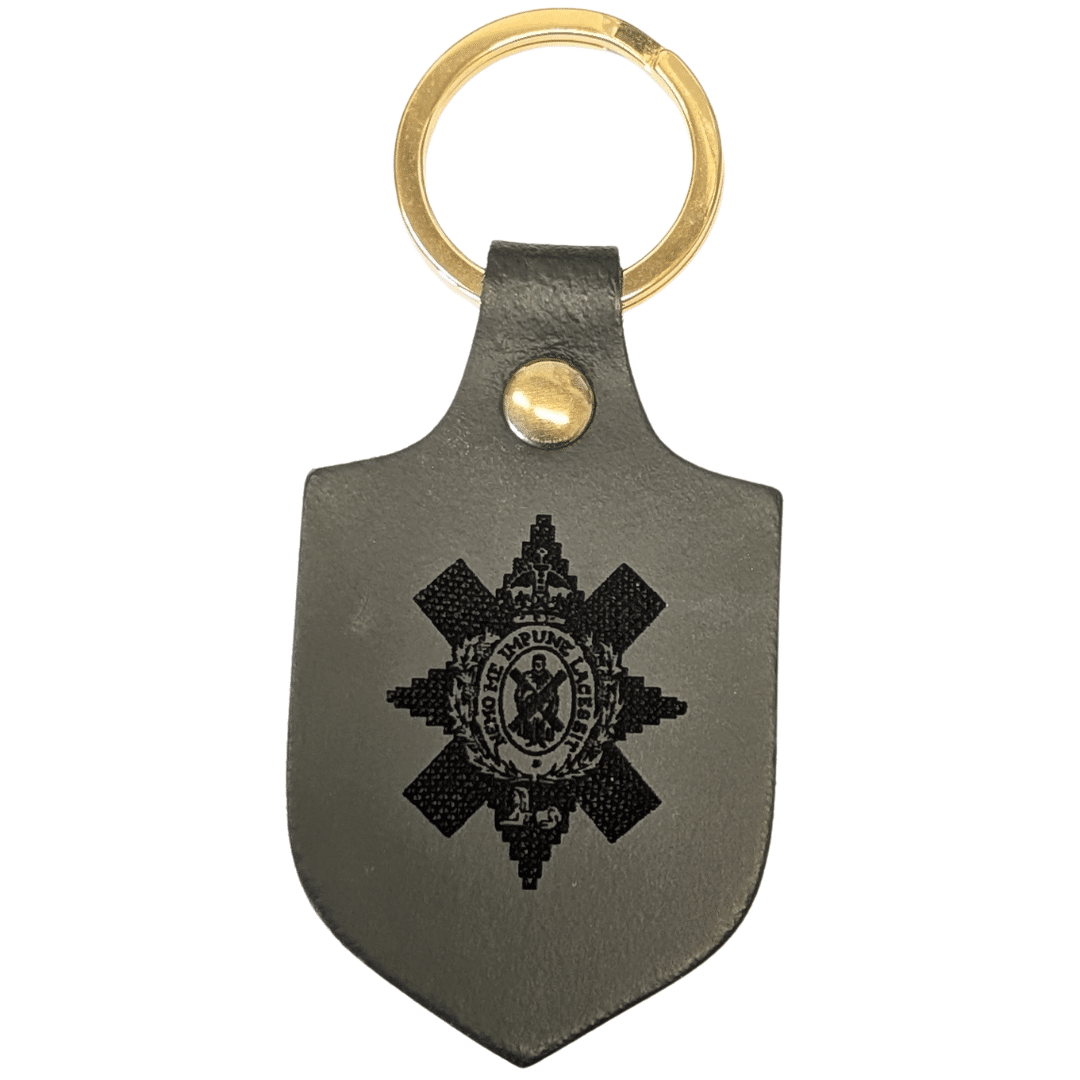 Regimental Leather Keyring - Image 4