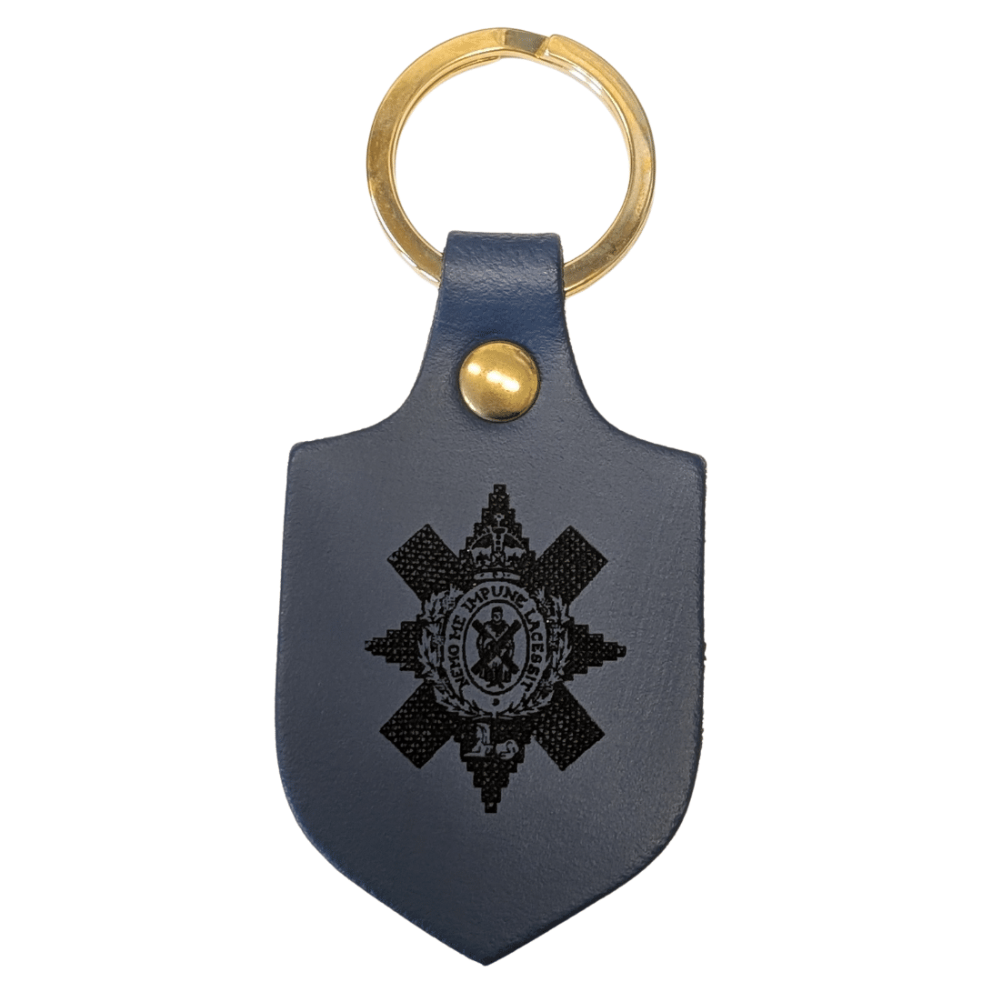 Regimental Leather Keyring - Image 3