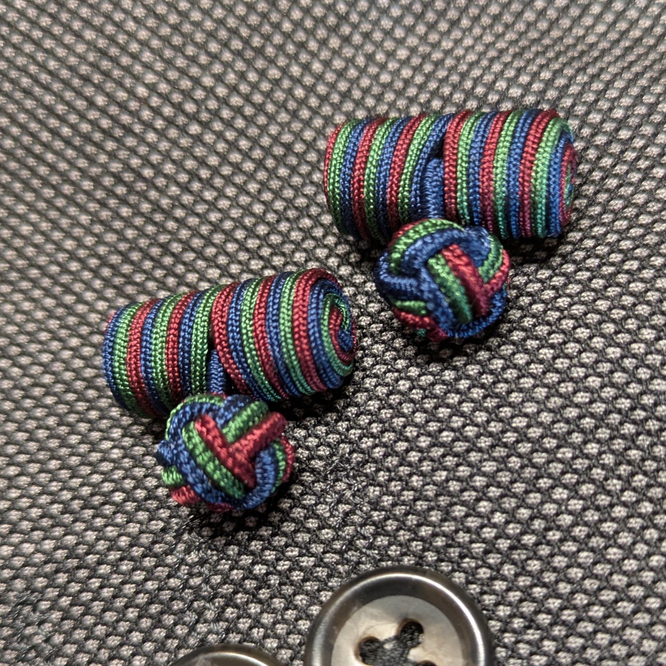 Black Watch Barrel Cufflinks - Image 3