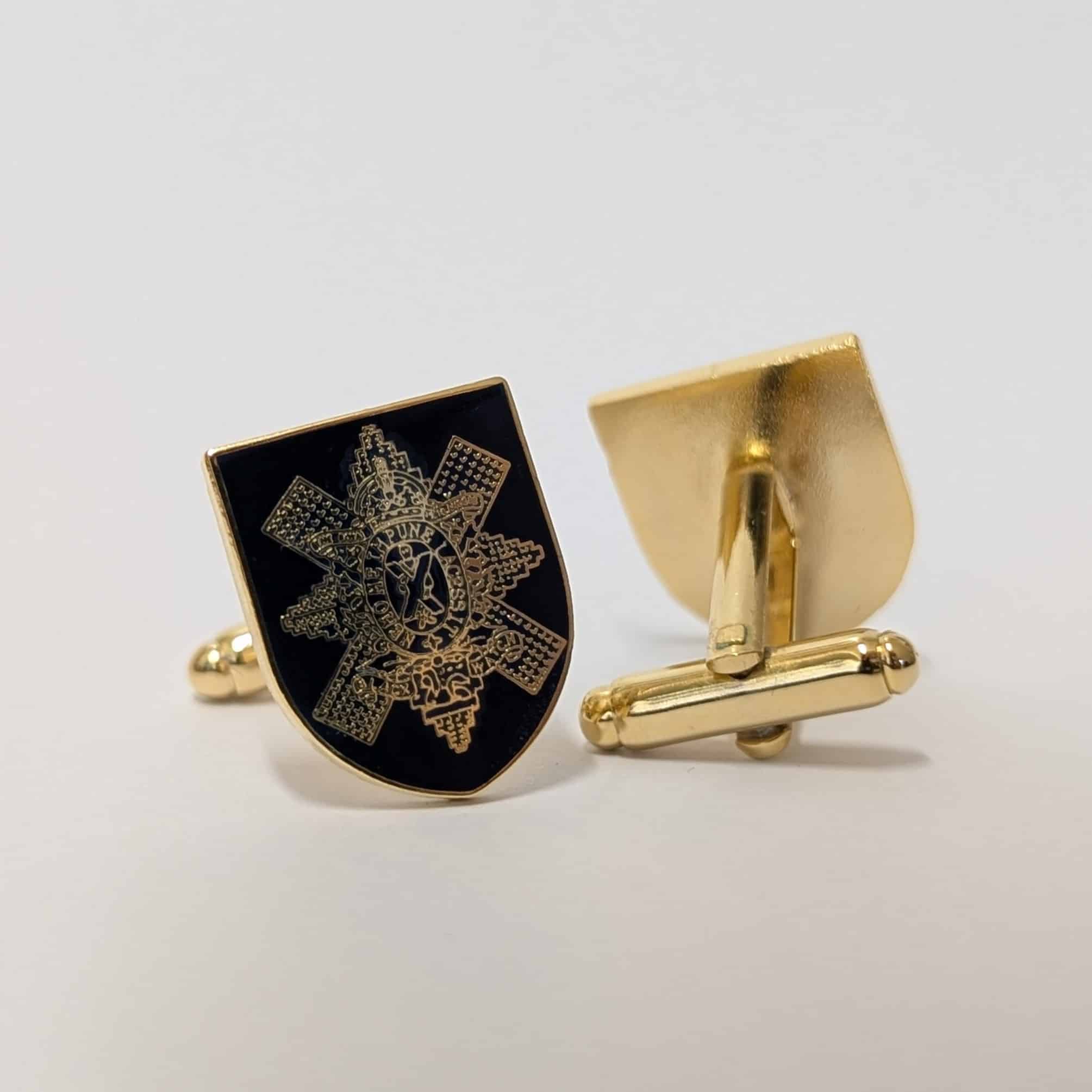 Black Watch Badge Cufflinks - Image 2