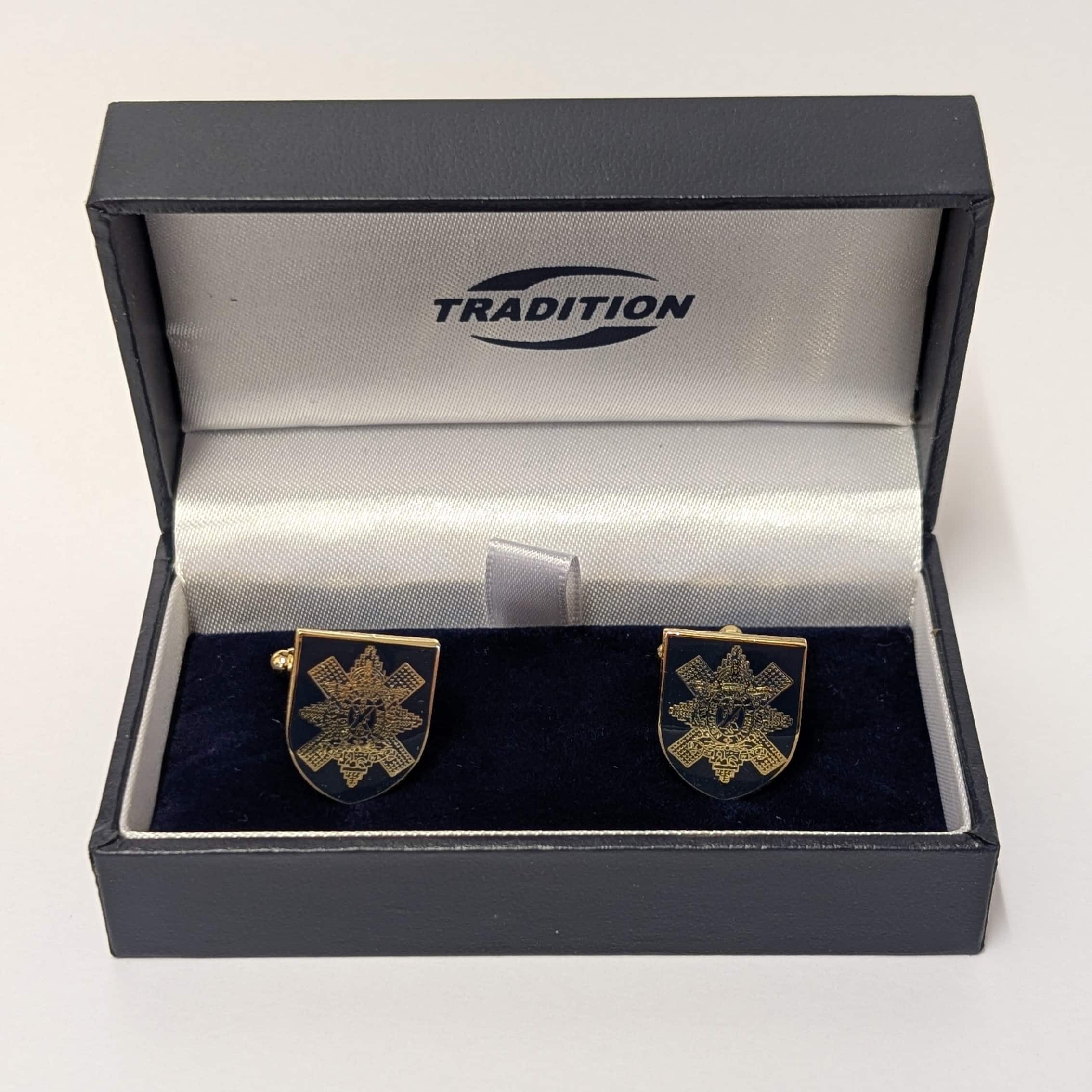 Black Watch Badge Cufflinks - Image 3