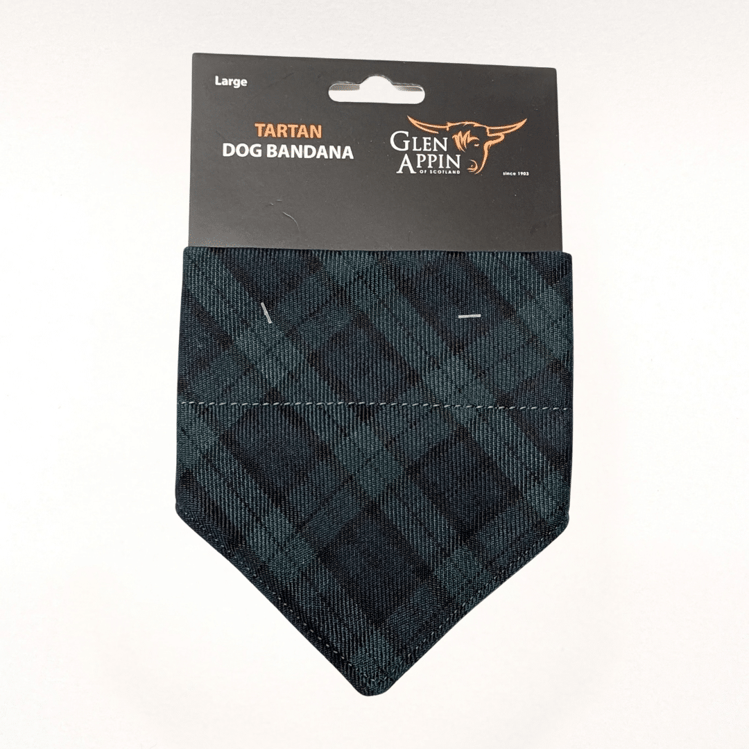 Black Watch Tartan Dog Bandana - Image 4