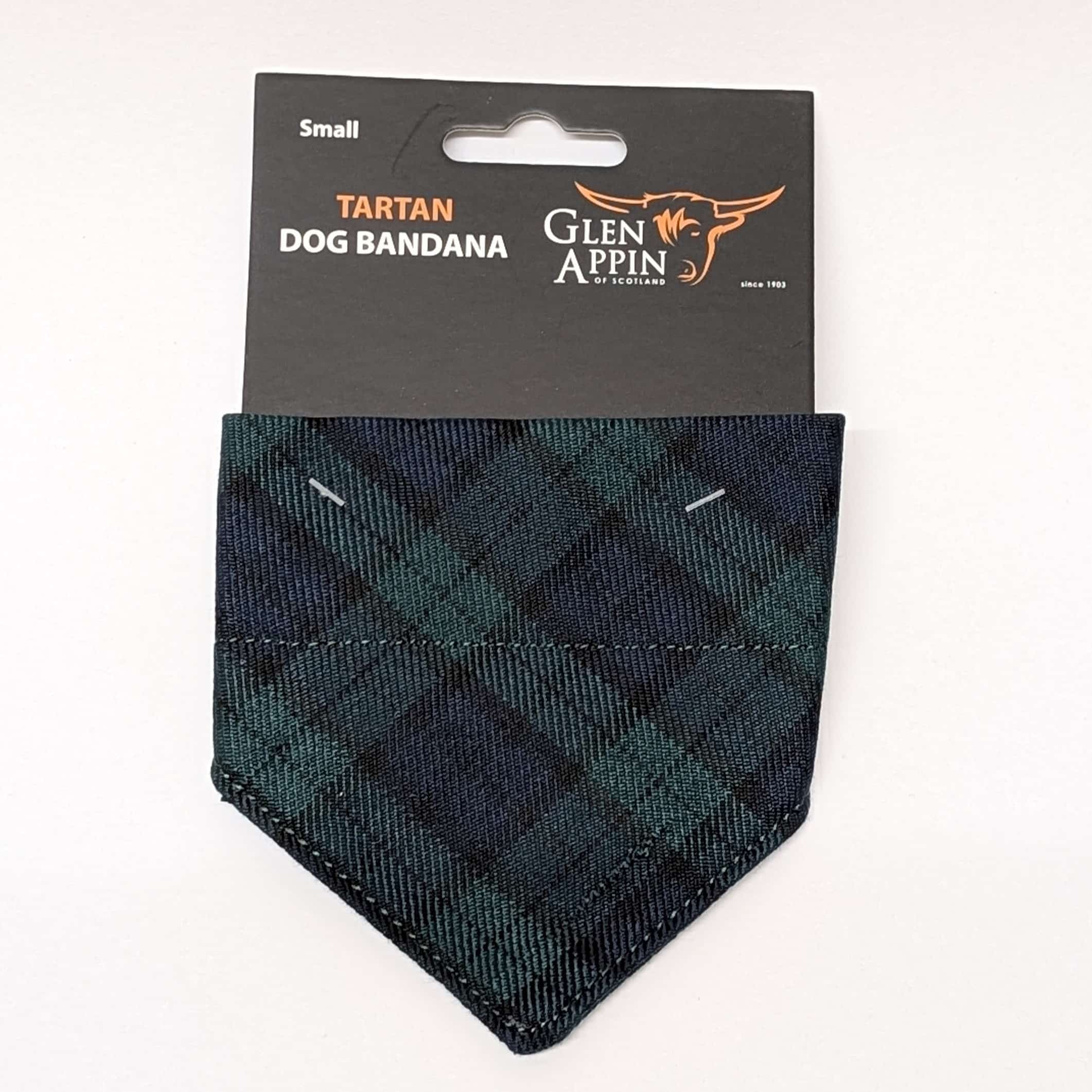 Black Watch Tartan Dog Bandana - Image 2