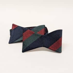 Regimental Silk Self Tie Bow Tie