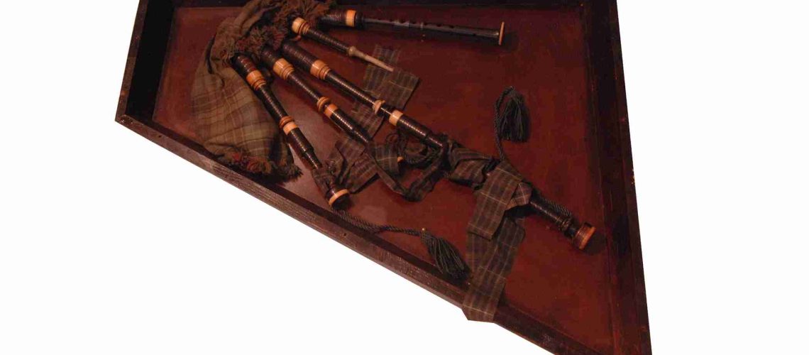 The bagpipes of Pipe Major Buchanan